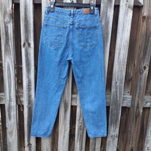 Nasty Gal Denim Jeans High Waist Mom Jeans Cotton Blend Pants Size M - Picture 4 of 13
